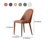 Contemporary Style Metal Dining Chair Parsons Armless Dining Side Chairs for Kitchen Clearhalo ' kitchen&dining_furn' 'Dining Chairs' 'Dining Tables & Seating' 'dining_chair' 'furn' 'furn_dining_chair' 'Furniture' 'furniture_dining_chair' 'Kitchen & Dining Furniture' 'kitchen' 1200x1200_a591d7e3-0dfd-4dc8-89ce-7e85e0fa9060