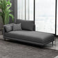 Modern Chaise Lounge Faux Leather Chaise Lounge Sofa with Pillow Clearhalo 'Chairs & Seating' 'Chaise Lounge' 'chaise_lounge' 'furn' 'furn_chaise_lounge' 'Furniture' 'Living Room Furniture' 1200x1200_a5927744-520d-4027-b553-d124b7ebd2c2