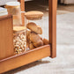11" Wide Contemporary Cocktail Table Storage Rectangle Coffee Table with Casters Clearhalo 'Coffee & Accent Tables' 'Coffee Tables' 'coffee_tables' 'furn' 'furn_coffee_tables' 'Furniture' 'Living Room Furniture' 1200x1200_a5941a80-2df6-4f89-bc09-659ebbd8a518