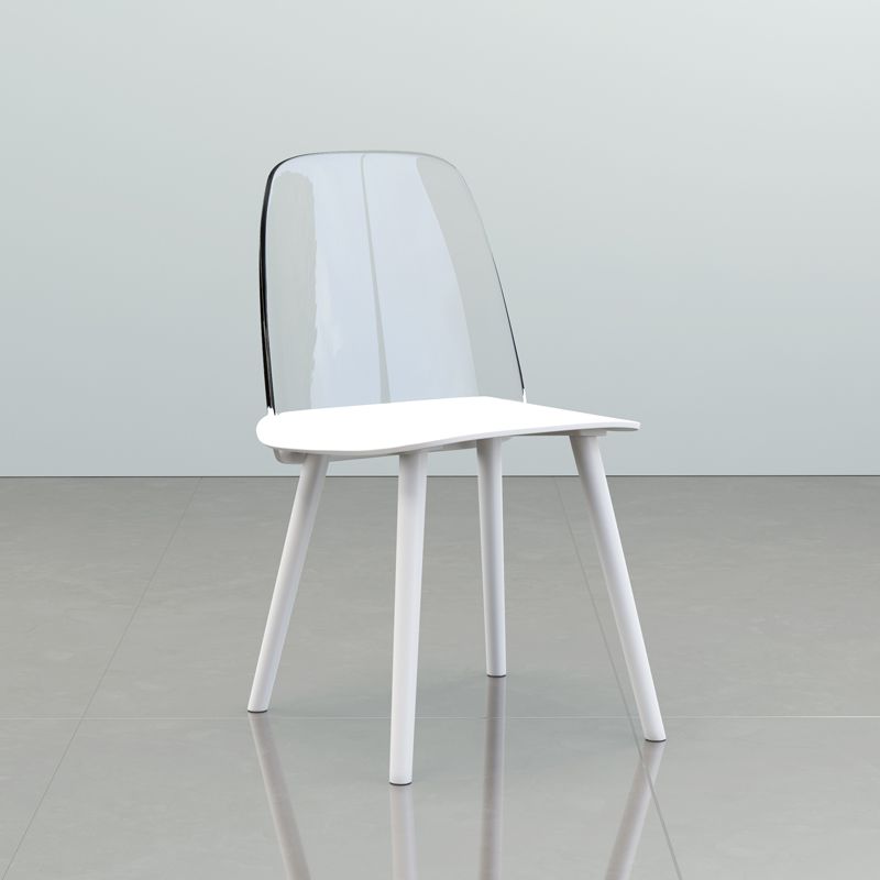 Glam Style Side Chair Plastic Indoor Dining Chair (Set of 2) Clearhalo 'Dining Chairs' 'Dining Tables & Seating' 'dining_chair' 'furn' 'furn_dining_chair' 'Furniture' 'furniture_dining_chair' 'Kitchen & Dining Furniture' 1200x1200_a5941a8b-899d-477c-9b03-c16ab5cd1779