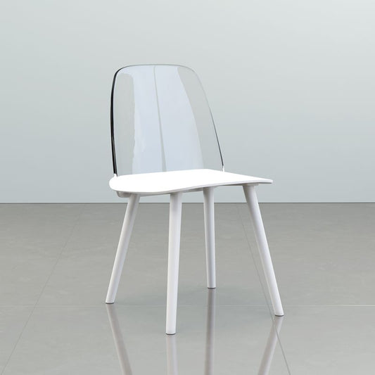 Glam Style Side Chair Plastic Indoor Dining Chair (Set of 2) Clearhalo 'Dining Chairs' 'Dining Tables & Seating' 'dining_chair' 'furn' 'furn_dining_chair' 'Furniture' 'furniture_dining_chair' 'Kitchen & Dining Furniture' 1200x1200_a5941a8b-899d-477c-9b03-c16ab5cd1779
