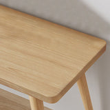 Scrivania di scrittura in legno massiccio 29,53 "scrivania naturale alta con base di Parsons