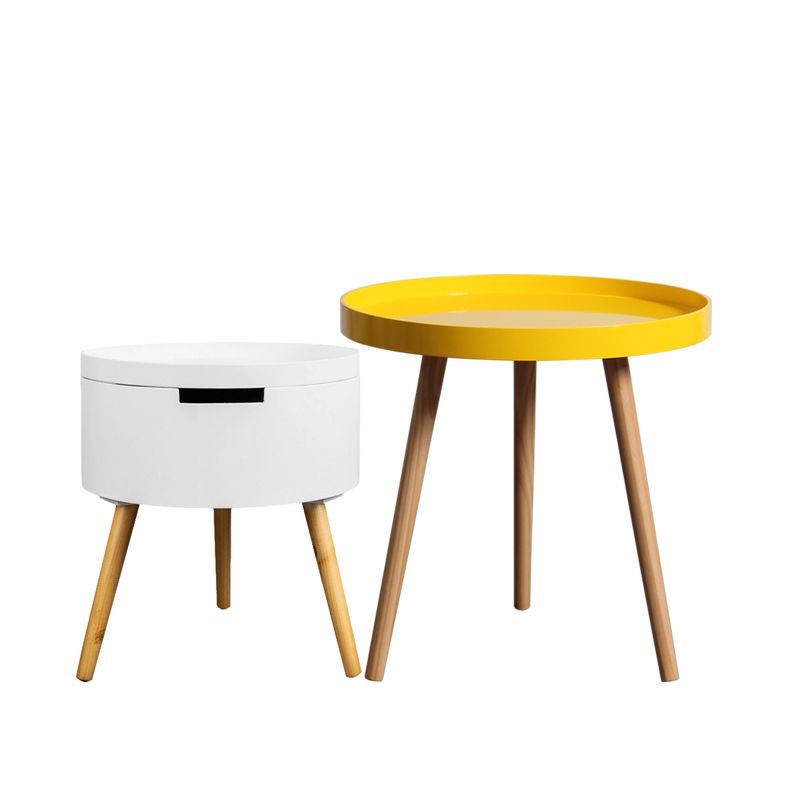 3 Legs 2 Round Coffee Table Contemporary Wood Coffee Table Set Clearhalo 'Coffee & Accent Tables' 'Coffee Tables' 'coffee_tables' 'furn' 'furn_coffee_tables' 'Furniture' 'Living Room Furniture' 1200x1200_a5999ef8-d0fa-4d4b-9bfd-8852a418792d