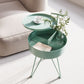 Contemporary Iron Simple Sofa Side Accent Table Macaron 3 Legs End Table with Storage Clearhalo 'Coffee & Accent Tables' 'End & Side Tables' 'end_side_tables' 'furn' 'furn_end_side_tables' 'Furniture' 'Living Room Furniture' 1200x1200_a59a9f44-a788-476e-b7b3-4f4606602067