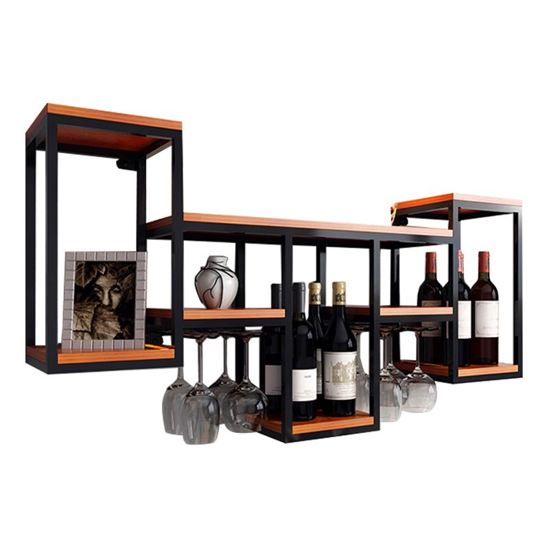 Wall Mounted Wine Holder Manufactured Wood Wine Holder Rack-41.7" X 7.87" X 23.6" Clearhalo 'furn' 'furn_wine_racks' 'Furniture' 'Kitchen & Dining Furniture' 'Wine Racks' 'wine_racks' 1200x1200_a59b85c3-a3be-4e1f-9001-cd748500b60e