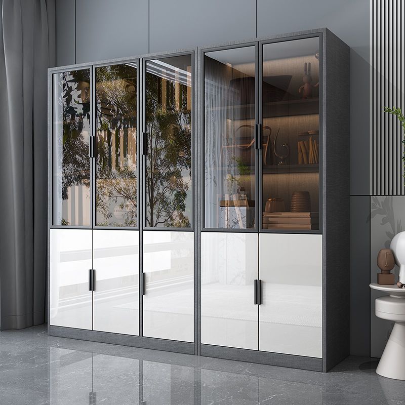 Scandinavian Storage Cabinet Manufactured Wood Display Cabinet for Bedroom Clearhalo 'Display & China Cabinets' 'display_china_cabinets' 'furn' 'furn_display_china_cabinets' 'Furniture' 'Kitchen & Dining Furniture' 1200x1200_a59c1f30-6734-4b2e-9d24-0249a1f3a0a1