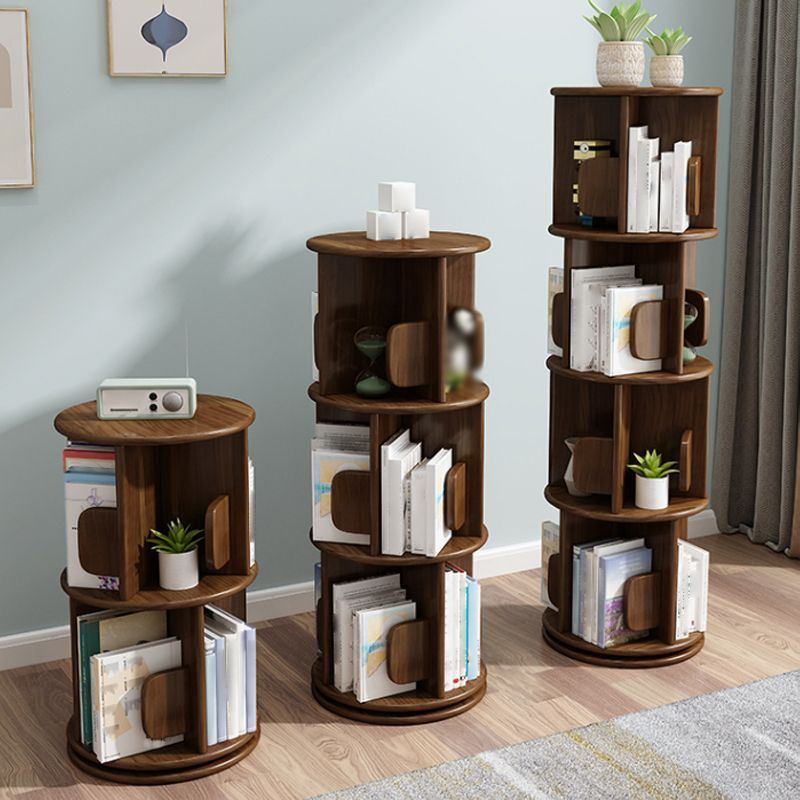 Solid Wood Geometric Bookcase Modern Rotatable Bookshelf for Home Clearhalo 'Bookcases' 'furn' 'furn_bookcases' 'Furniture' 'furniture_bookcases' 'Office Furniture' 1200x1200_a59c70fc-0f4c-4168-97c7-8a4ca808d03b