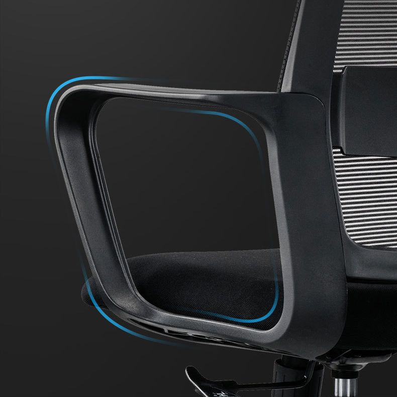 Contemporary Arm Chair Fixed Arms Adjustable Seat Height Office Chair Clearhalo 'furn' 'furn_office_chair' 'Furniture' 'Office Chairs' 'Office Furniture' 'office_chair' 1200x1200_a59da04b-4fed-45e4-8ece-69d9a74393b8