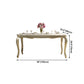 Traditional Luxury Style Dining Table 4 Legs Base Rectangle Table for Home Clearhalo ' dining_table' 'Dining Tables & Seating' 'Dining Tables' 'furn' 'furn_dining_table' 'Furniture' 'furniture_dining_table' 'Kitchen & Dining Furniture' 'kitchen&dining_furn' 'kitchen' 'kitchen_dining_table' 1200x1200_a59f3970-71d6-4b74-9fae-f1d2eb43d6ec