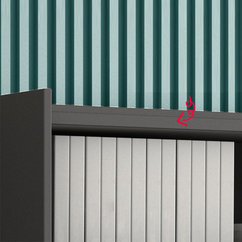 Mobile moderno mobile verticale mobile in metallo con archiviazione di bloccaggio