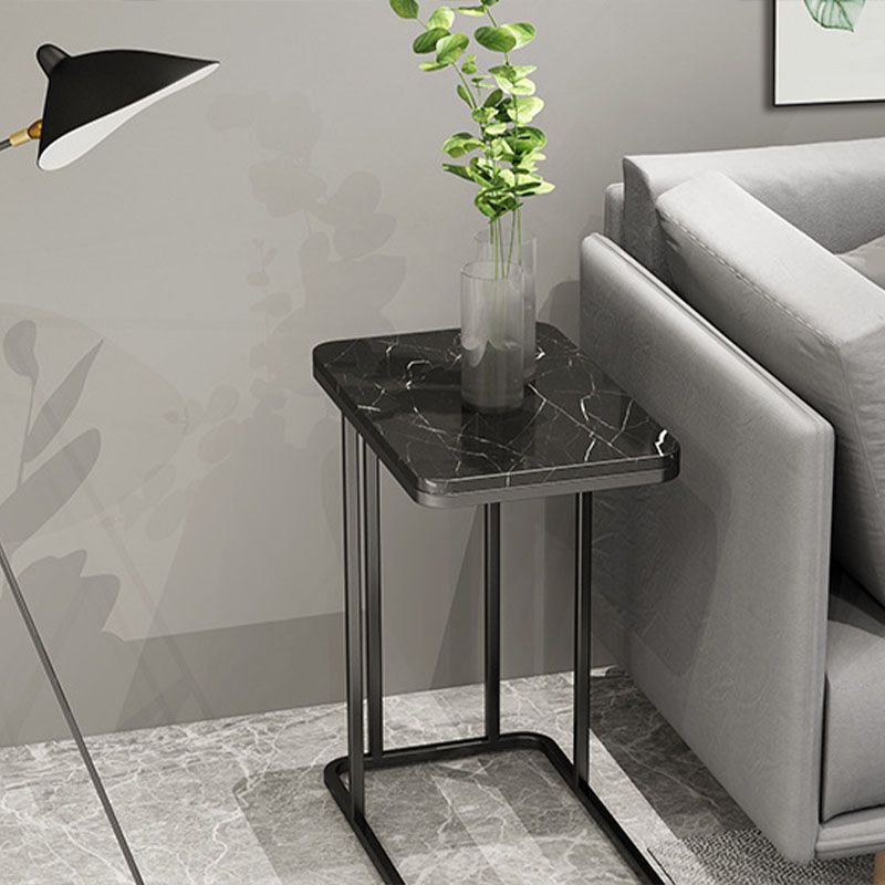 Medieval Modern Style Rectangular Metal Table Frame Side Table