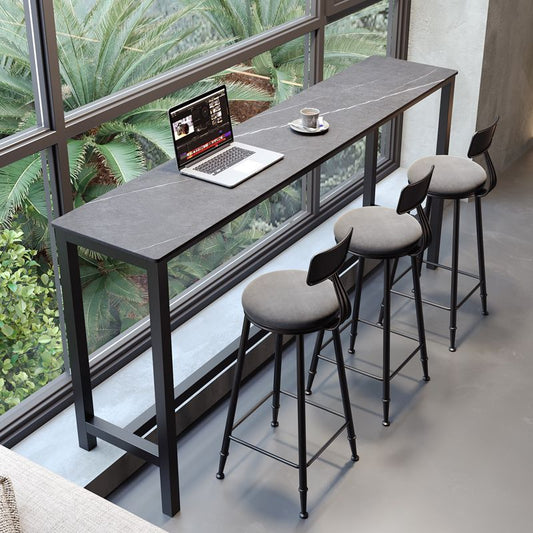 Upholstered Armless Dining Stools Industrial Round Dining Stools