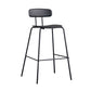 Scandinavian Milk Tea Shop Footrest Stool Matte Finish Iron Bar Stool Clearhalo 'Bar Furniture' 'Bar Stools' 'bar_stools' 'furn' 'furn_bar_stools' 'Furniture' 'furniture_bar_stools' 'Kitchen & Dining Furniture' 1200x1200_a5a44130-972e-4b80-8788-25e6ac05122f