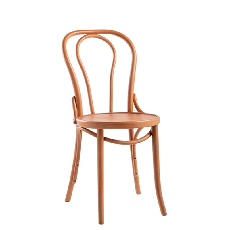 Industrial Style Side Chair Wooden Dining Chair for Living Room