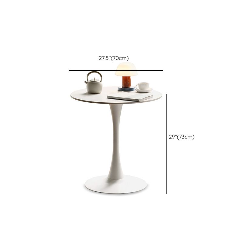 White Round Dining Table Stone Top Dining Table with Tulip Base Clearhalo 'Dining Tables & Seating' 'Dining Tables' 'dining_table' 'furn' 'furn_dining_table' 'Furniture' 'Kitchen & Dining Furniture' 1200x1200_a5a89a8c-2fe8-4093-8316-d78104d12b2a