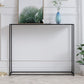 31,5-inch lange moderne consoletafel ijzer accenttafel met 1 plank