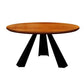 Table à manger ronde en bois massif, Style Simple, pour la cuisine de la maison