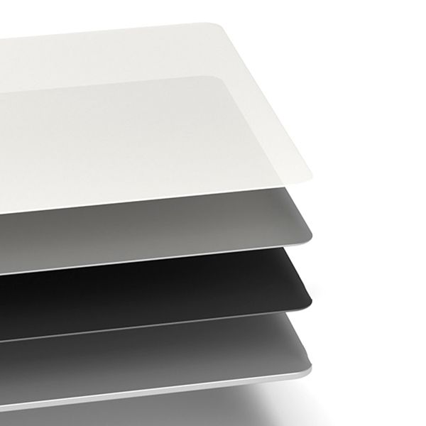 Estantería moderna de metal blanco puro estandaros abiertos estantería vertical vertical