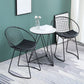 Modern Round Dining Set with Metal Chairs 1/3 Pieces Stone Top Dinette Set for Kitchen Clearhalo 'Dining Room Sets' 'Dining Tables & Seating' 'dining_room_set' 'furn' 'furn_dining_room_set' 'Furniture' 'Kitchen & Dining Furniture' 1200x1200_a5b0b66a-aa3c-4545-b519-361ac8a65741