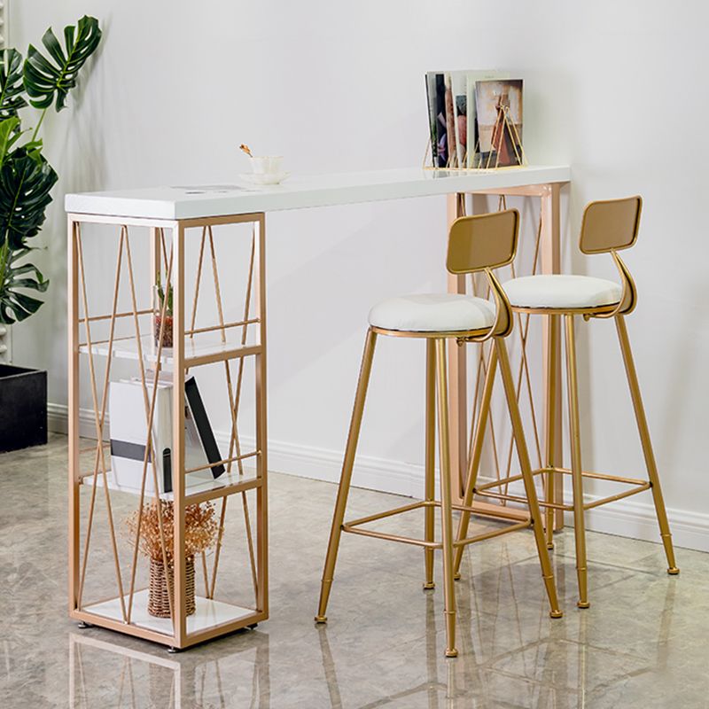 Contemporary Bar Pub Table Set 1/2/3 Pieces Table and Stool Set