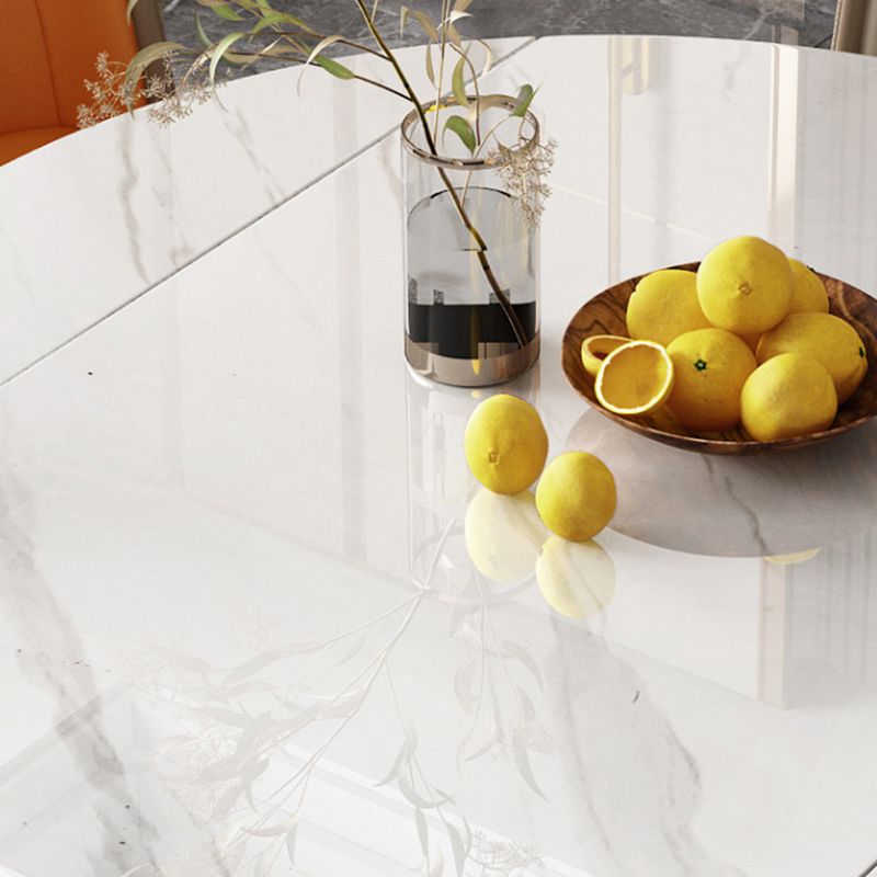Glam Dining Set Stone 1/2/5/7 Pieces Dining Turntable Furniture for Home Clearhalo 'Dining Room Sets' 'Dining Tables & Seating' 'dining_room_set' 'furn' 'furn_dining_room_set' 'Furniture' 'Kitchen & Dining Furniture' 1200x1200_a5b313a9-d84f-4173-a594-3ea29fcc3e57