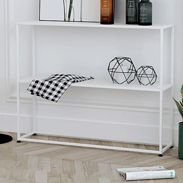 31.5 "Tall Modern Console Tabel 2-plank Iron Accent Table voor Hall