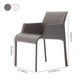 Contemporary Leather Dining Arm Chairs Matte Finish Parsons Chairs for Kitchen Clearhalo ' kitchen&dining_furn' 'Dining Chairs' 'Dining Tables & Seating' 'dining_chair' 'furn' 'furn_dining_chair' 'Furniture' 'furniture_dining_chair' 'Kitchen & Dining Furniture' 'kitchen' 1200x1200_a5b44bef-0538-4bf9-b07a-241b31f5a2e8