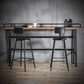 Industrial Style Bar Set 1/3 Pieces Solid Wood Rectangle Pub Dining Set for Indoor Clearhalo 'Bar Furniture' 'furn' 'furn_home_bar_bar_sets' 'Furniture' 'Home Bars & Bar Sets' 'home_bar_bar_sets' 'Kitchen & Dining Furniture' 1200x1200_a5b4b834-fb3b-4fc5-a3b2-2173be0ea22b