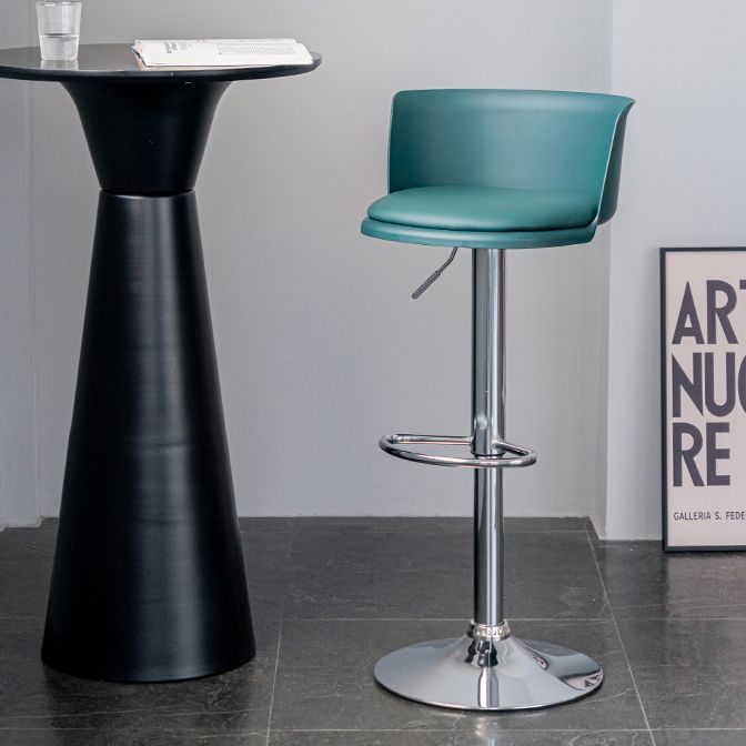 Modern Style Counter Stool Adjustable Height Stool with Footrest