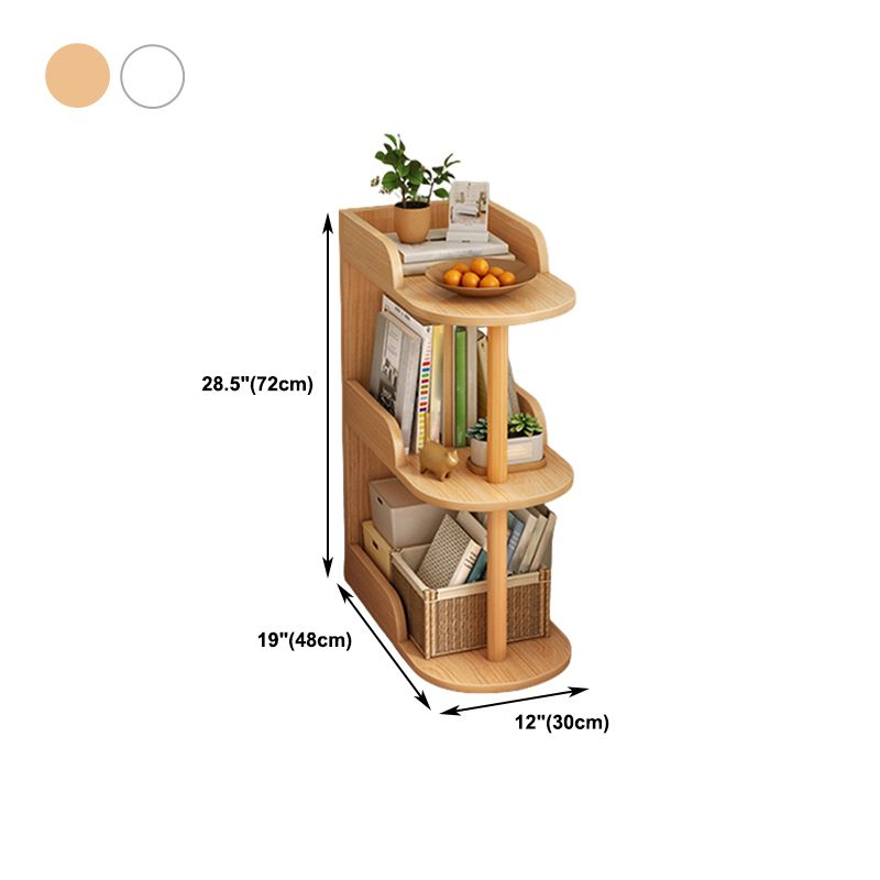 Bibliothèque d'étagère en bois d'ingénierie Scandinave Bidret à l'office