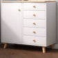Contemporary Combo Dresser Solid Wood Bachelor's Chest for Home Clearhalo 'Bedroom Furniture' 'Dressers & Chests' 'dressers_chests' 'furn' 'furn_dressers_chests' 'Furniture' 1200x1200_a5baf189-e87f-443a-9db5-bf33da70c5e3