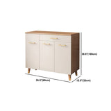 Modern Accent Cabinet with Solid Wood Straight Legs and Doors Clearhalo 'Cabinets & Chests' 'cabinets_chests' 'furn' 'furn_cabinets_chests' 'Furniture' 'Living Room Furniture' 1200x1200_a5bbc4c1-27e2-43e6-b928-2401b54ea32e