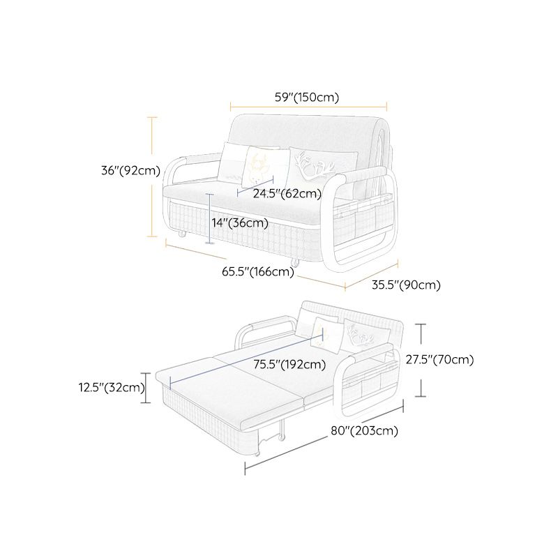 Cuscino incluso divano divano rotondo di bordo rotondo.