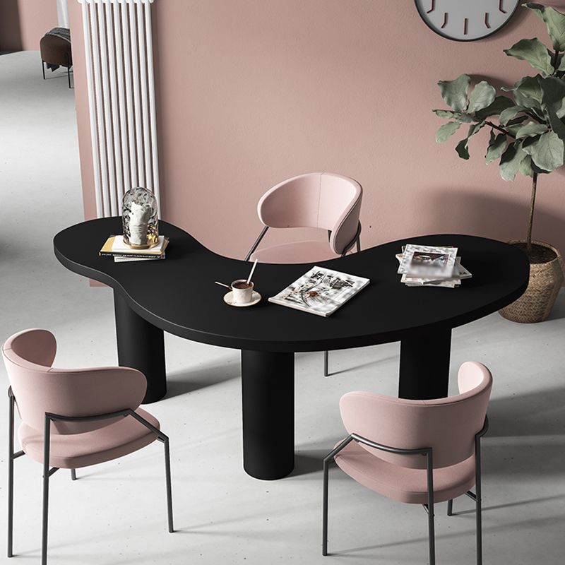 Mesa de trabajo de madera sólida de la oficina de oficina gratuita escritorio de escritura industrial