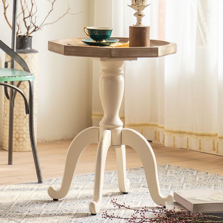 Tavolino da cocktail in legno di campagna francese Tavolino da caffè invecchiato per la casa