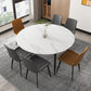 Round Dining Table Extendable Modern Dining Table for Dinner Room Clearhalo 'Dining Tables & Seating' 'Dining Tables' 'dining_table' 'furn' 'furn_dining_table' 'Furniture' 'Kitchen & Dining Furniture' 1200x1200_a5bfcd9e-2c7e-420b-81d8-9ae6be166cdb