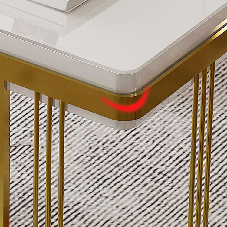 Office Rectangle Working Table Contemporary Glass Writing Desk