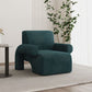 35.43" Wide Contemporary Style Single Sofa Chair Fixed Back Fabric Arm Chair