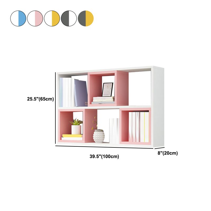 Modern Engineered Wood Book Shelf Wall gemonteerd gesloten achterste plank boekenkast voor thuis