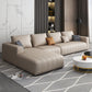 Transitional Modern Cushions Sofa 31.5"High Square Arm Sofa, Beige Clearhalo 'furn' 'furn_sectionals' 'Furniture' 'furniture_sectionals' 'kitchen' 'kitchen_sectionals' 'Living Room Furniture' 'Sectionals' 1200x1200_a5c14bd3-fa92-4810-a669-ad320ace4b6b
