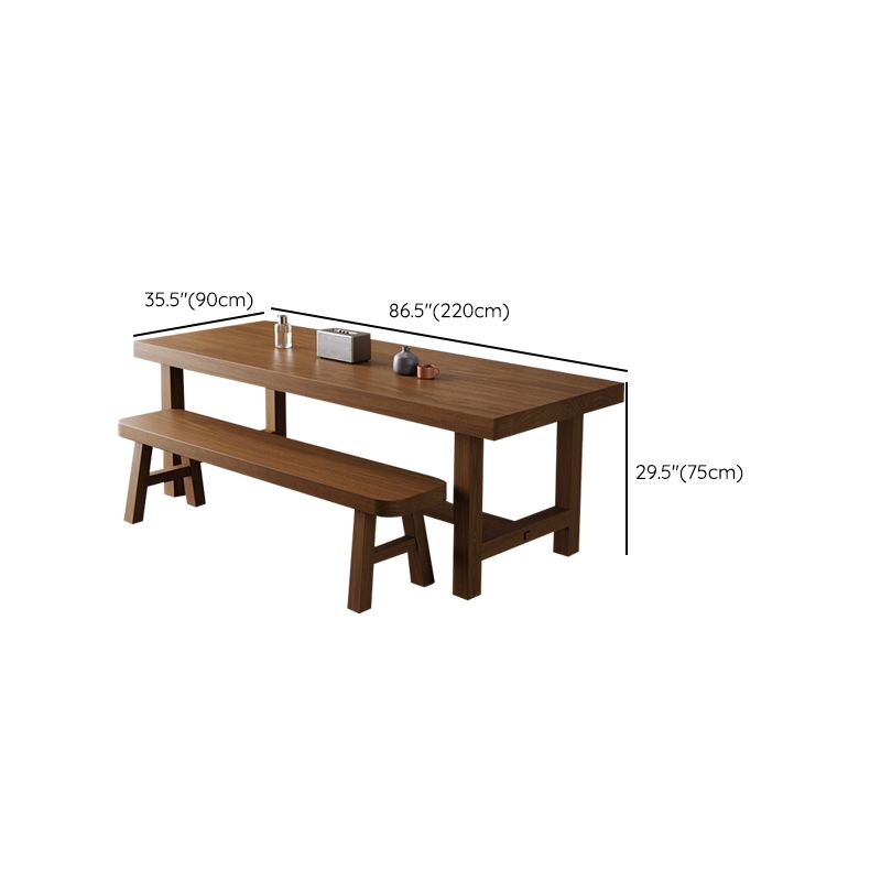 Modern Style Wooden Task Desk Rectangular Shape Office Desk with 4 Legs Clearhalo 'furn' 'furn_office_desk' 'Furniture' 'Office Desks' 'Office Furniture' 'office_desk' 1200x1200_a5c39c57-5f9f-4b01-bdd5-856a5abc9c45
