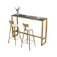 Modern Bar Table Stone Top 42-inch Height Pub Table for Dining Room Clearhalo 'Bar Furniture' 'Bar Tables' 'bar_tables' 'furn' 'furn_bar_tables' 'Furniture' 'furniture_bar_tables' 'Kitchen & Dining Furniture' 1200x1200_a5c423d4-3b4f-4238-90f6-df13d6184584