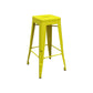 Modern Armless Backless Counter Stool Iron Cashier Bar Stool with Seat and Pedal