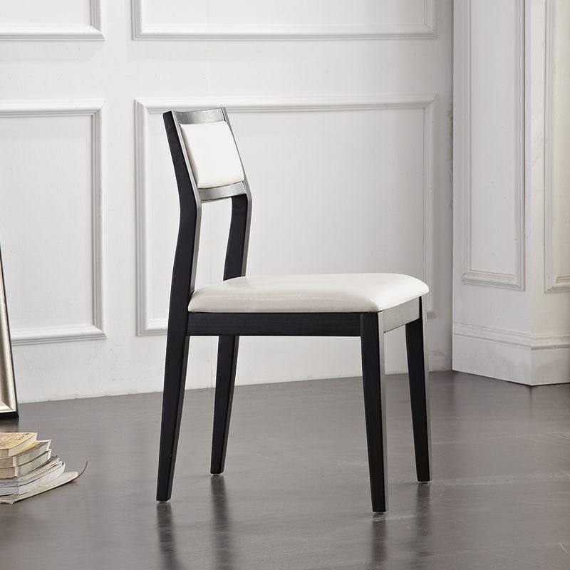 Contemporary Chairs Dining Armless Open Back Side Chairs with Wooden Legs for Kitchen Clearhalo ' kitchen&dining_furn' 'Dining Chairs' 'Dining Tables & Seating' 'dining_chair' 'furn' 'furn_dining_chair' 'Furniture' 'furniture_dining_chair' 'Kitchen & Dining Furniture' 'kitchen' 1200x1200_a5c486aa-6020-4487-9c6d-fd8266930a55