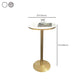 Glam Bar Dining Table Pedestal White Bistro Bar Table with Metal Base Clearhalo 'Bar Furniture' 'Bar Tables' 'bar_tables' 'furn' 'furn_bar_tables' 'Furniture' 'Kitchen & Dining Furniture' 1200x1200_a5c8bdc3-1aa5-44e0-a02e-d181404e2bc4