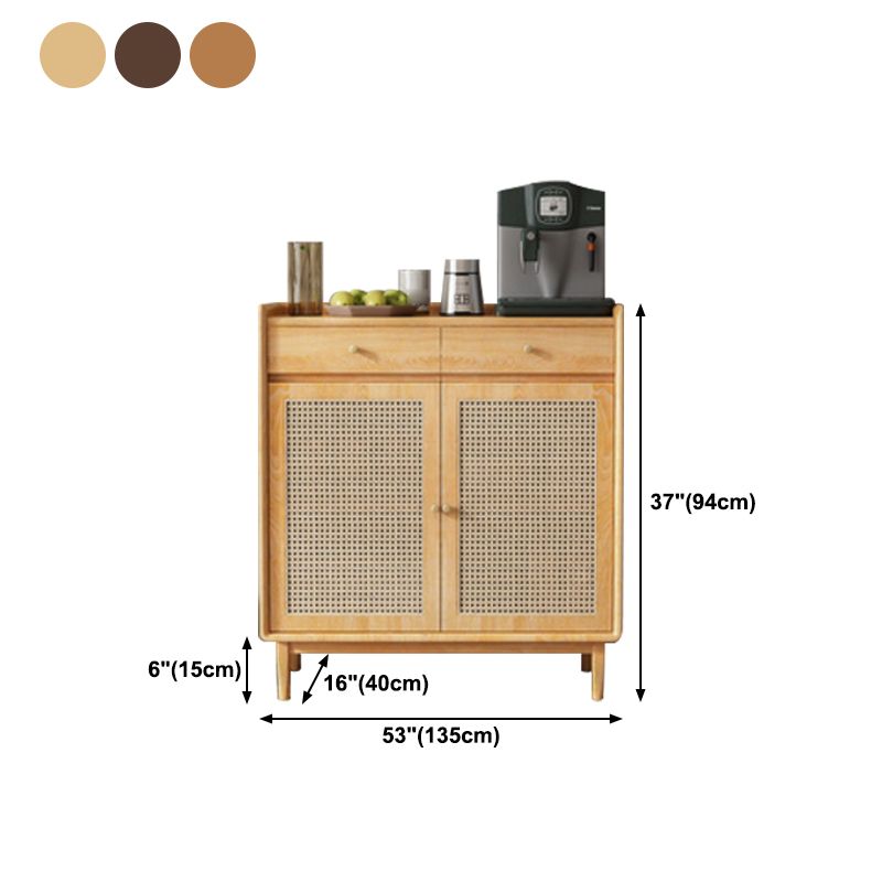 Sideboard di cucina in stile moderno rettangolo di legno armadio in legno