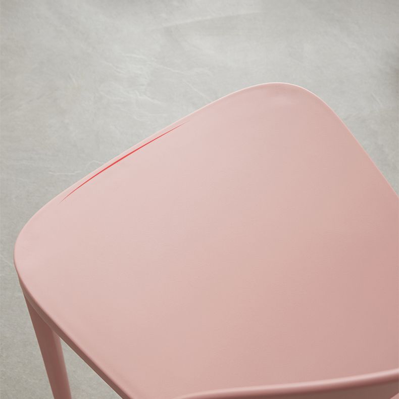 Nordic Plastic Open Back Dining Side Chair 33"H Acrylic Dining Chair for Restaurant Clearhalo ' kitchen&dining_furn' 'Dining Chairs' 'Dining Tables & Seating' 'dining_chair' 'furn' 'furn_dining_chair' 'Furniture' 'furniture_dining_chair' 'Kitchen & Dining Furniture' 'kitchen' 1200x1200_a5cd4bfe-4bb5-4c60-9d3c-0b0df7704161