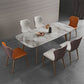 Glam 1/2/5/7 Pieces Dining Set Rectangular Dining Room Table Clearhalo 'Dining Room Sets' 'Dining Tables & Seating' 'dining_room_set' 'furn' 'furn_dining_room_set' 'Furniture' 'furniture_dining_room_set' 'Kitchen & Dining Furniture' 'kitchen&dining_furn' 'kitchen' 1200x1200_a5cf404a-ea41-4fff-83a7-5e9a2d988f1b