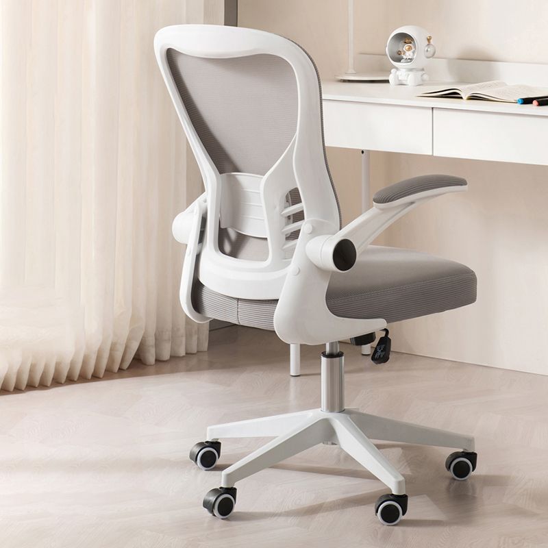 Padded Arms Office Chair Swivel Adjustable Seat Height Chair with Caster Wheels Clearhalo 'furn' 'furn_office_chair' 'Furniture' 'Office Chairs' 'Office Furniture' 'office_chair' 1200x1200_a5cf66e1-179d-4b14-9231-a73c8de09fe9