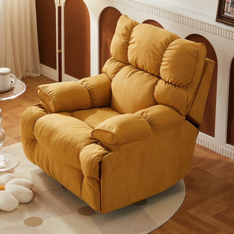 Modern Manual-Handle Recliner Swivel Rocker Standard Recliner with Footrest Clearhalo 'Chairs & Seating' 'furn' 'furn_recliners' 'Furniture' 'Living Room Furniture' 'Recliners' 1200x1200_a5d156b6-aa8b-4dda-b0a6-9c6449f87c86